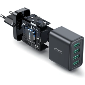 Kup Joyroom Încărcător JR-TCN03 4xUSB-A 24W 4.8A negru - JYR921 - {ean13} - Sklep Home Screen