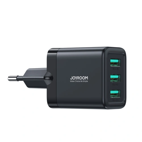 Kup Netzteil Joyroom JR-TCN02 3xUSB-A 17W 3.4A schwarz - JYR922 - {ean13} - Sklep Home Screen