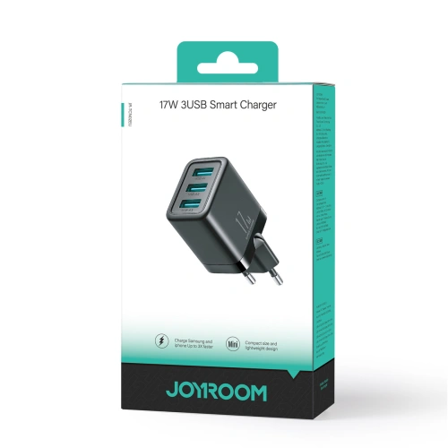 Kup Netzteil Joyroom JR-TCN02 3xUSB-A 17W 3.4A schwarz - JYR922 - {ean13} - Sklep Home Screen