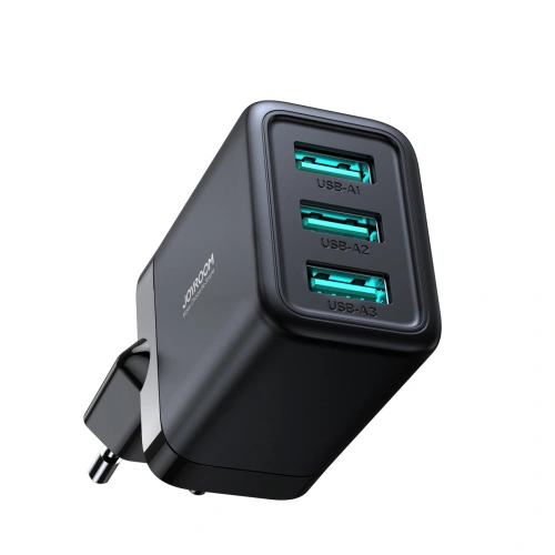 Kup Hálózati töltő Joyroom JR-TCN02 3xUSB-A 17W 3.4A fekete - JYR922 - {ean13} - Sklep Home Screen