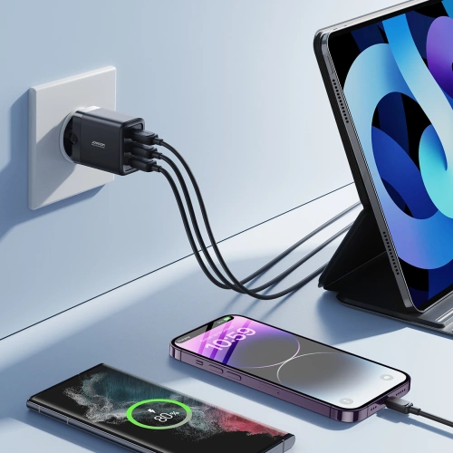 Kup Hálózati töltő Joyroom JR-TCN02 3xUSB-A 17W 3.4A fekete - JYR922 - {ean13} - Sklep Home Screen