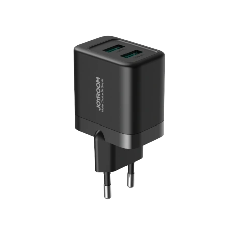 Kup Hálózati töltő Joyroom JR-TCN01 2xUSB-A 12W 2.4A fekete - JYR923 - {ean13} - Sklep Home Screen