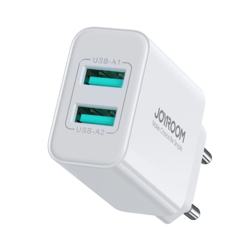 Kup Netzteil Joyroom JR-TCN04 2xUSB-A 10.5W 2.1A weiß - JYR924 - {ean13} - Sklep Home Screen