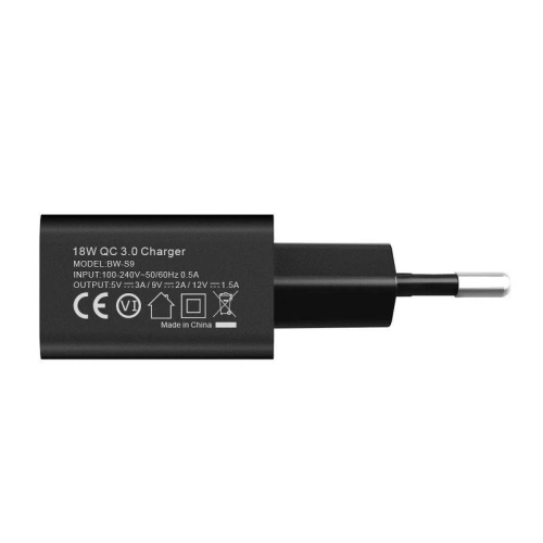 Kup USB síťová nabíječka BlitzWolf BW-S9 QC3.0 18W (černá) - BLZ123BLK - {ean13} - Sklep Home Screen
