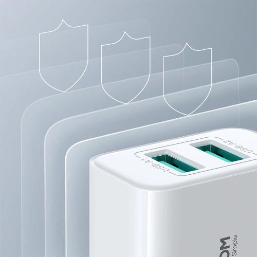 Kup Netzteil Joyroom JR-TCN04 2xUSB-A 10.5W 2.1A weiß - JYR924 - {ean13} - Sklep Home Screen