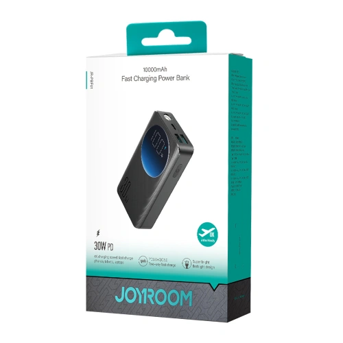 Kup Powerbank Joyroom JR-PBF01 2xUSB-A, USB-C 10000mAh PD QC 30W schwarz - JYR925 - {ean13} - Sklep Home Screen