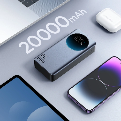 Kup Powerbank Joyroom JR-PBF04 USB-A, 2xUSB-C 20000mAh 65W fekete - JYR926 - {ean13} - Sklep Home Screen