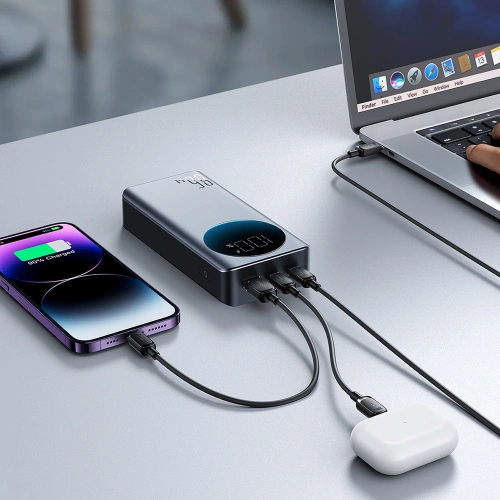 Kup Powerbank Joyroom JR-PBF04 USB-A, 2xUSB-C 20000mAh 65W černý - JYR926 - {ean13} - Sklep Home Screen