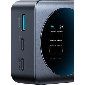 Powerbank Joyroom JR-PBF05 USB-A, 2xUSB-C 30000mAh 65W z wyświetlaczem cyfrowym czarny