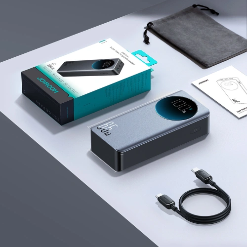 Kup Powerbank Joyroom JR-PBF05 USB-A, 2xUSB-C 30000mAh 65W digitális kijelzővel fekete - JYR927 - {ean13} - Sklep Home Screen