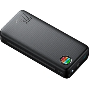 Powerbank Joyroom JR-L015 20000mAh 22.5W + wbudowane kable USB-C, Lightning czarny