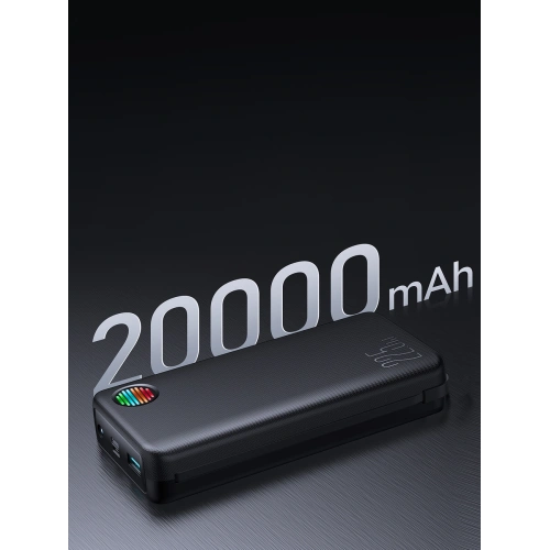 Kup Powerbank Joyroom JR-L015 20000mAh 22.5W + beépített USB-C és Lightning kábelek fekete - JYR928 - {ean13} - Sklep Home Screen