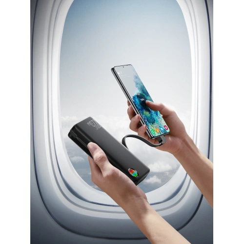 Kup Powerbank Joyroom JR-L015 20000mAh 22.5W + beépített USB-C és Lightning kábelek fekete - JYR928 - {ean13} - Sklep Home Screen