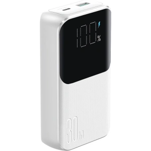 Powerbank Joyroom JR-PBC06 10000mAh 30W + wbudowane kable USB-C, Lightning biały