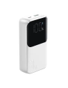 Joyroom Powerbank JR-PBC06 10000mAh 30W + cabluri USB-C, Lightning încorporate alb