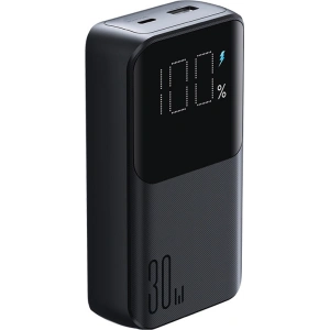 Powerbank Joyroom JR-PBC07 20000mAh 30W + wbudowane kable USB-C, Lightning czarny