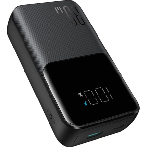 Powerbank Joyroom JR-PBC07 20000mAh 30W + wbudowane kable USB-C, Lightning czarny
