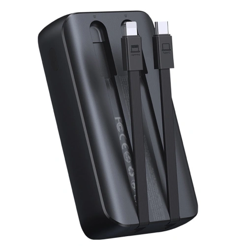 Kup Powerbank Joyroom JR-PBC07 20000mAh 30W + beépített USB-C, Lightning kábelek fekete - JYR930 - {ean13} - Sklep Home Screen