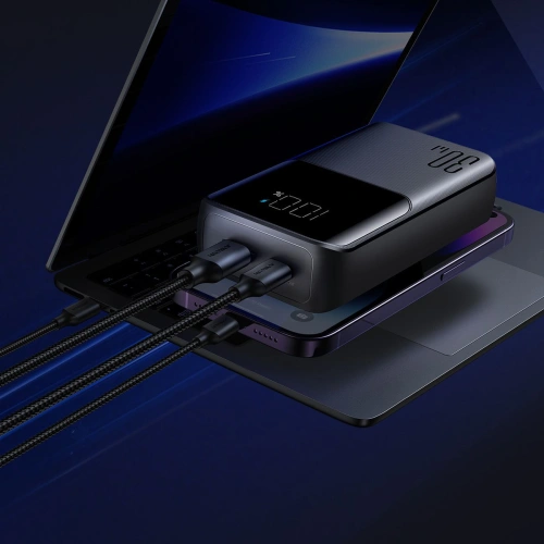 Kup Powerbank Joyroom JR-PBC07 20000mAh 30W + beépített USB-C, Lightning kábelek fekete - JYR930 - {ean13} - Sklep Home Screen