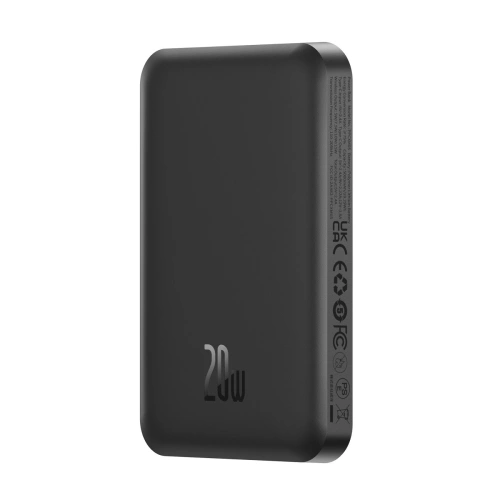 Kup Baseus Powerbank 5000mAh 20W cu încărcare inductivă + cablu USB-C (20V/3A) negru - BSU4799 - {ean13} - Sklep Home Screen