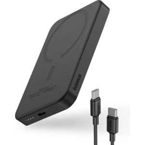 Buy Baseus powerbank 5000mAh 20W with inductive charging + USB-C cable (20V/3A) black - BSU4799 - {ean13} - Home Screen Store Europe