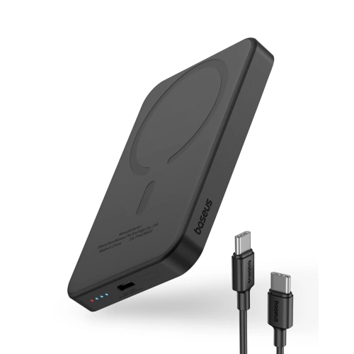 Kup Baseus Powerbank 5000mAh 20W cu încărcare inductivă + cablu USB-C (20V/3A) negru - BSU4799 - {ean13} - Sklep Home Screen