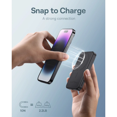 Kup Baseus Powerbank 5000mAh 20W cu încărcare inductivă + cablu USB-C (20V/3A) negru - BSU4799 - {ean13} - Sklep Home Screen