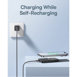 Buy Baseus powerbank 5000mAh 20W with inductive charging + USB-C cable (20V/3A) black - BSU4799 - {ean13} - Home Screen Store Europe