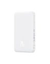 Baseus Powerbank 5000mAh 20W cu încărcare inductivă + cablu USB-C (20V/3A) alb