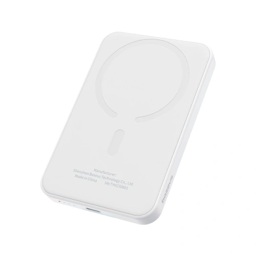 Kup Powerbank Baseus 5000mAh 20W indukciós töltési funkcióval + USB-C kábel (20V/3A) fehér - BSU4800 - {ean13} - Sklep Home Screen
