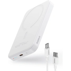 Kup Powerbank Baseus 5000mAh 20W mit induktiver Ladefunktion + USB-C-Kabel (20V/3A) weiß - BSU4800 - {ean13} - Sklep Home Screen