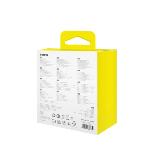 Kup Powerbank Baseus 5000mAh 20W z funkcją ładowania indukcyjnego + kabel USB-C (20V/3A) biały - BSU4800 - {ean13} - Sklep Home Screen