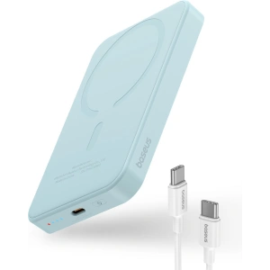 Buy Baseus powerbank 5000mAh 20W with inductive charging + USB-C cable (20V/3A) blue - BSU4801 - {ean13} - Home Screen Store Europe