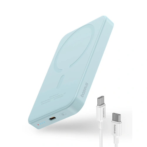 Kup Powerbank Baseus 5000mAh 20W vezeték nélküli töltési funkcióval + USB-C kábel (20V/3A) kék - BSU4801 - {ean13} - Sklep Home Screen