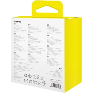 Powerbank Baseus 5000mAh 20W z funkcją ładowania indukcyjnego + kabel USB-C (20V/3A) niebieski
