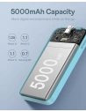 Kup Powerbank Baseus 5000mAh 20W vezeték nélküli töltési funkcióval + USB-C kábel (20V/3A) kék - BSU4801 - {ean13} - Sklep Home Screen
