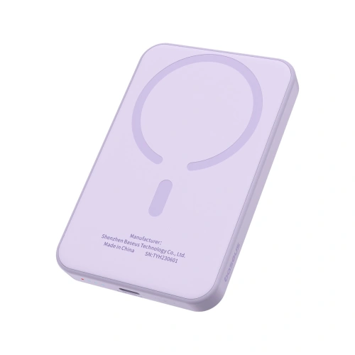 Kup Baseus Powerbank 5000mAh 20W cu încărcare inductivă + cablu USB-C (20V/3A) violet - BSU4802 - {ean13} - Sklep Home Screen