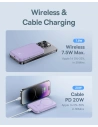 Kup Baseus Powerbank 5000mAh 20W cu încărcare inductivă + cablu USB-C (20V/3A) violet - BSU4802 - {ean13} - Sklep Home Screen