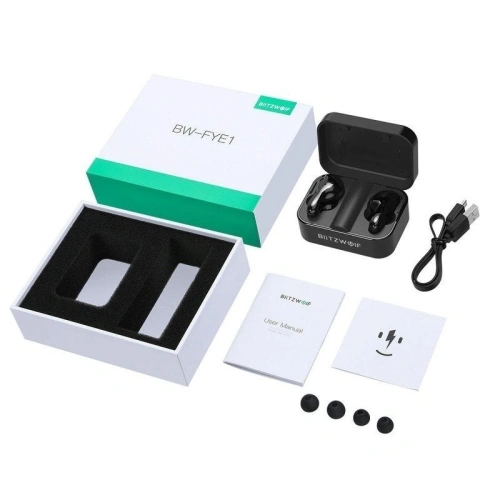 Kup Blitzwolf BW-FYE1 TWS Căști wireless bluetooth 5.0 (negre) - BLZ125BLK - {ean13} - Sklep Home Screen