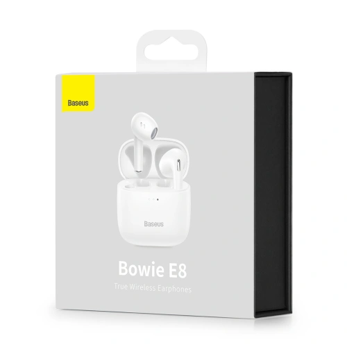 Buy Baseus Bowie E8 TWS Bluetooth 5.0 in-ear wireless headphones white - BSU4806 - {ean13} - Home Screen Store Europe