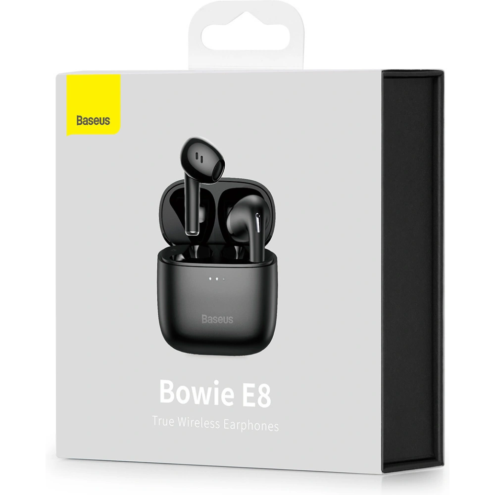 Słuchawki bezprzewodowe douszne Baseus Bowie E8 TWS Bluetooth 5.0 czarne