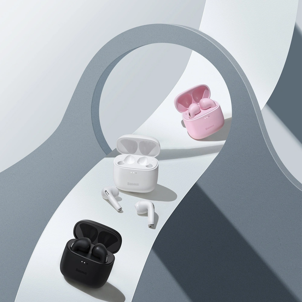 Słuchawki bezprzewodowe douszne Baseus Bowie E8 TWS Bluetooth 5.0 czarne