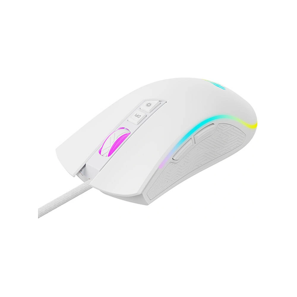 Przewodowa mysz gamingowa HAVIT MS1034 biała