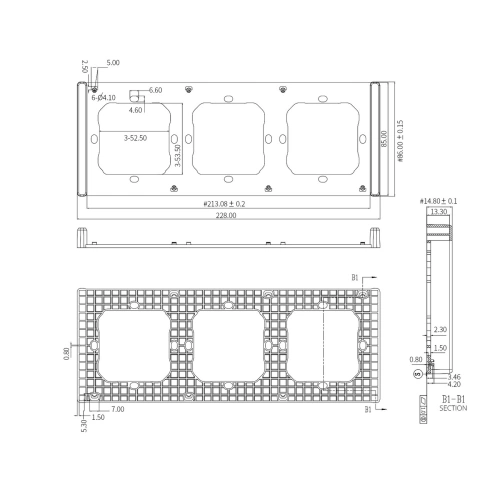 Kup Potrójná montážní rámeček Sonoff pro instalaci nástěnných spínačů - SNF136 - {ean13} - Sklep Home Screen