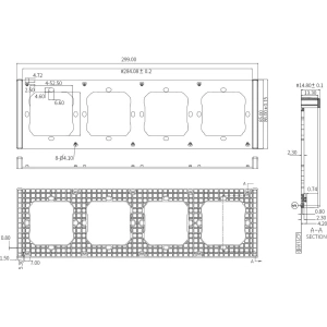 Kup Poczwórna ramka montażowa Sonoff do instalacji przełączników ściennych - SNF137 - {ean13} - Sklep Home Screen