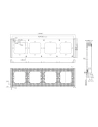 Buy Quad frame for wall switch installation Sonoff - SNF137 - {ean13} - Home Screen Store Europe