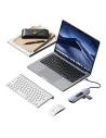 Kup Adapter USAMS US-SJ644 HUB 10w1 USB-C / 3xUSB-A 3.0, TF, SD, USB-C, HDMI, RJ45, VGA PD100W grau/oxidiert - USA1010 - {ean13} - Sklep Home Screen