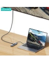 Kup Adapter USAMS US-SJ644 HUB 10w1 USB-C / 3xUSB-A 3.0, TF, SD, USB-C, HDMI, RJ45, VGA PD100W grau/oxidiert - USA1010 - {ean13} - Sklep Home Screen