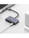 Kup Adapter USAMS US-SJ628 HUB 5w1 USB-C / USB-A 2.0, USB 3.0, USB-C, TF, SD grau/dunkelgrau - USA1012 - {ean13} - Sklep Home Screen