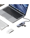 Kup Adapter USAMS US-SJ642 HUB 6w1 USB-C / 2xUSB-A 3.0, TF, SD, USB-C, HDMI PD100W grau/tarnfarben - USA1013 - {ean13} - Sklep Home Screen